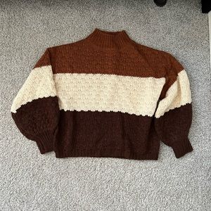 Pink Lily Colorblock Sweater XS